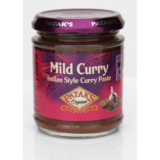 Patak's Mild Curry Paste tahna 165g kalorit ja ravintosisältö