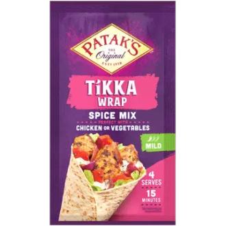 Patak's Tikka Wrap mausteseos 25g kalorit ja ravintosisältö - 272 kcal