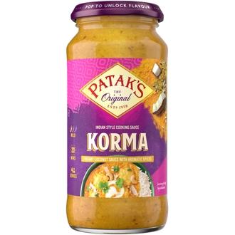 Patak's Korma Currykastike 450g kalorit ja ravintosisältö