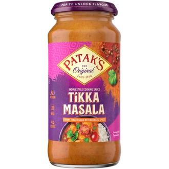 Patak's Tikka Masala Currykastike 450g kalorit ja ravintosisältö - 84 kcal