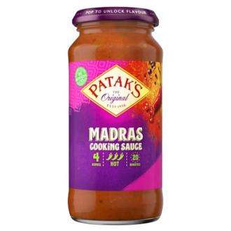 Patak's ateriakastike 450g Madras kalorit ja ravintosisältö - 67 kcal