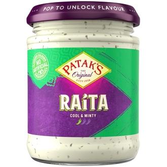 Patak's Raita jogurttikastike 170g kalorit ja ravintosisältö