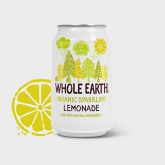 Whole Earth 330ml Luomu Sitruunalimonadi kalorit ja ravintosisältö - 32 kcal