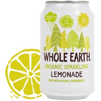 Whole Earth Luomu Hiilihapotettu sitruunajuoma 330ml kalorit ja ravintosisältö