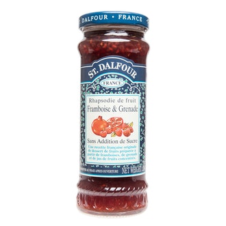 St. Dalfour Vadelma-granaattiomenahillo 284g kalorit ja ravintosisältö