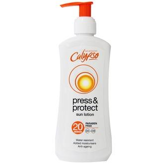 Calypso Press & Protect 200Ml Aurinkovoide Sk20 Pumppupullo