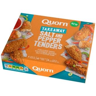 Quorn Salt & Pepper Tenders 240g kalorit ja ravintosisältö