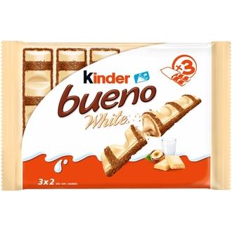 Kinder Bueno White 3-pack suklaavohvelipatukka (3 x 39g) kalorit ja ravintosisältö