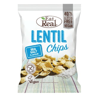 Eat Real Linssi Chip-Merisuola 113g kalorit ja ravintosisältö