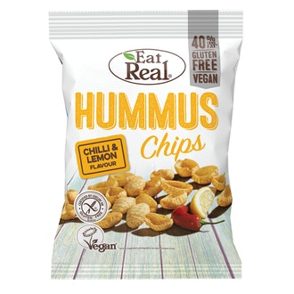 Eat Real Hummus chips 45g chili-lemon kalorit ja ravintosisältö