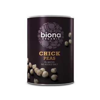 Biona kikherne vedessä 400g/240g luomu kalorit ja ravintosisältö