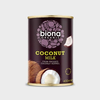 Biona Luomu kookosmaito 400ml kalorit ja ravintosisältö