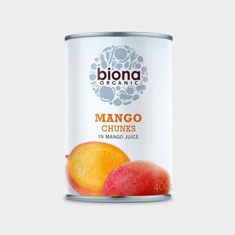 Biona mangopalat mehussa 400g/240g luomu kalorit ja ravintosisältö
