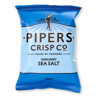 Pipers Crisp Anglesey Sea Salt 40g kalorit ja ravintosisältö - 532 kcal