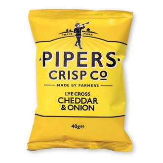 Pipers Crisp Lye Cross Cheddar & Onion 40g kalorit ja ravintosisältö - 533 kcal