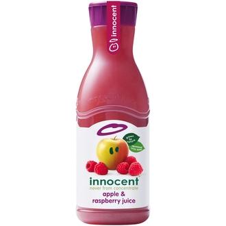 Innocent 900 ml Apple & raspberry juice kalorit ja ravintosisältö
