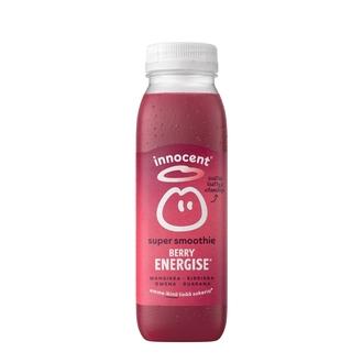 Innocent Super Smoothie Berry Energise 300ml kalorit ja ravintosisältö