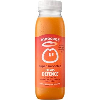 Innocent Super Smoothie Citrus Defence 300ml kalorit ja ravintosisältö