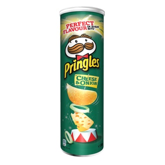 PRINGLES Cheese&Onion 200g kalorit ja ravintosisältö