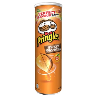 Pringles Sweet Paprika 200g kalorit ja ravintosisältö