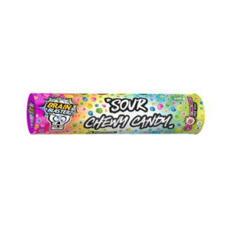 Brain Blasterz Sour Chewy Candy Tube 60g kalorit ja ravintosisältö - 370 kcal