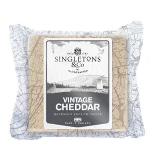 Singletons & Co Vintage Cheddar 200g kalorit ja ravintosisältö - 410 kcal