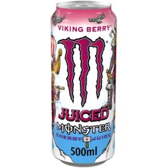 Monster Juice Viking Berry energiajuoma tölkki 0,5 L kalorit ja ravintosisältö