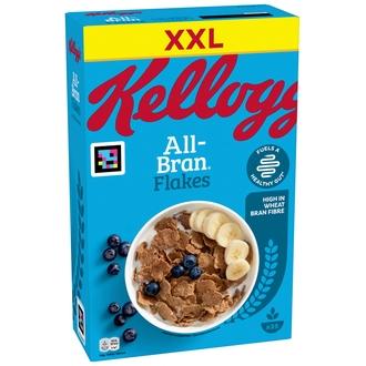 KELLOGG'S All-Bran Flakes 750g kalorit ja ravintosisältö