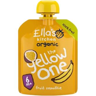 Ella's Kitchen 90g the Yellow One, Keltainen hedelmä smoothie, luomu kalorit ja ravintosisältö