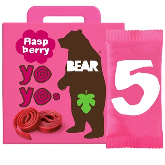 BEAR Vadelma hedelmänauha 5x20g kalorit ja ravintosisältö - 280 kcal