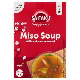 Saitaku misokeitto wakame merilevällä 4 annosta 88g kalorit ja ravintosisältö - 89 kcal