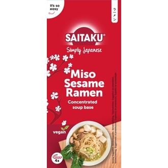 Saitaku Miso seesam ramen keittopohja 200g (4x50g pss) kalorit ja ravintosisältö