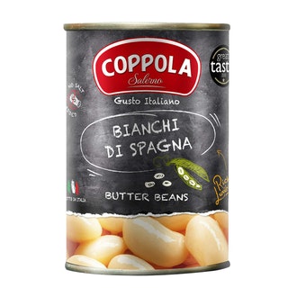 Coppola Bianchi di Spagna voipavut 400g/240g vedessä kalorit ja ravintosisältö - 68 kcal