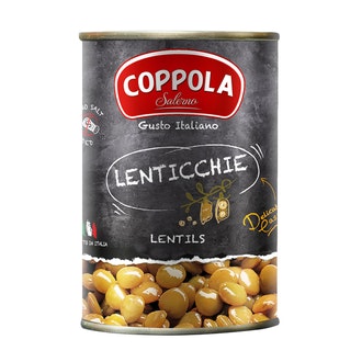Coppola Lenticchie linssit 400g/240g vedessä kalorit ja ravintosisältö - 54 kcal
