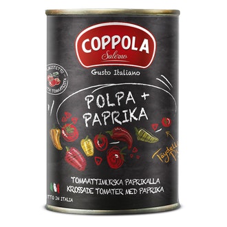 Coppola Polpa+Paprika tomaattimurska paprikalla 400g kalorit ja ravintosisältö