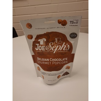 JoeSephs Popcorn 60g Caramel & Belgian chocolate kalorit ja ravintosisältö