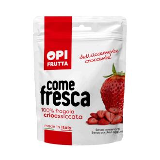 OPI Frutta pakastekuivattu mansikka 21g kalorit ja ravintosisältö - 331 kcal