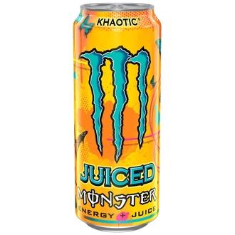 Monster Energy Juiced Khaotic energiajuoma tölkki 0,5 L kalorit ja ravintosisältö - 34 kcal