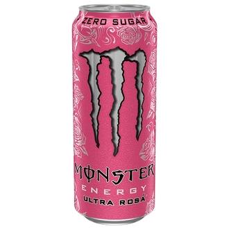 Monster Energy Ultra Rosá energiajuoma tölkki 0,5 L kalorit ja ravintosisältö