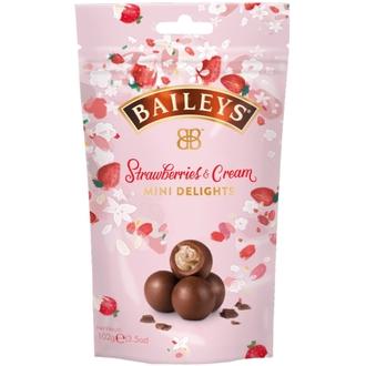 Baileys suklaapussi mansikkakerma 102g kalorit ja ravintosisältö - 499 kcal