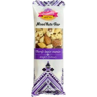 Jannis 40G Pähkinäsekoituslevy kalorit ja ravintosisältö - 576 kcal