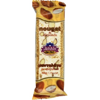 Jannis mantelinougatlevy 50g kalorit ja ravintosisältö