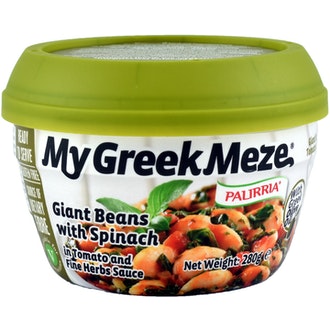 Palirria My Greek Meze jättipapuja ja pinaattia tomaattikastikkeessa 280g kalorit ja ravintosisältö