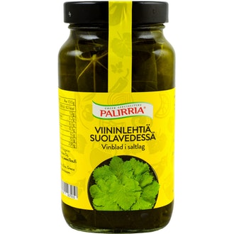 Palirria viininlehtiä suolavedessä 680g/300g kalorit ja ravintosisältö
