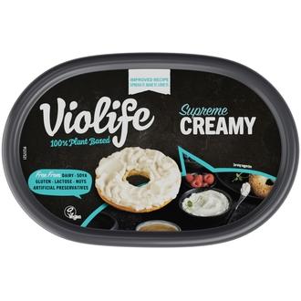 Violife 100% Vegan Creamy Original 200g kalorit ja ravintosisältö