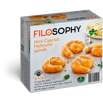 Filosophy halloumipasteija 450g kalorit ja ravintosisältö - 292 kcal