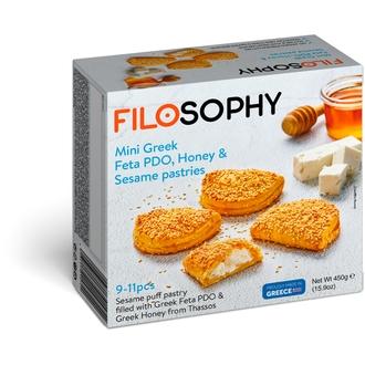 Filosophy feta, hunaja ja seesaminsiemenpasteija 450g kalorit ja ravintosisältö