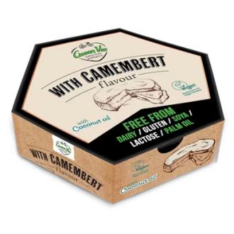Greenvie vegaaninen camembert maku 200g kalorit ja ravintosisältö - 338 kcal