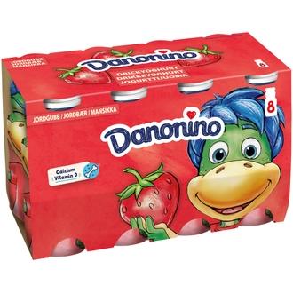 Danone Danonino mansikka jogurttijuoma 8x100g kalorit ja ravintosisältö - 67 kcal