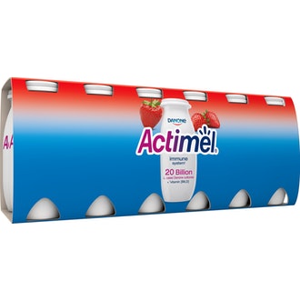 Danone Actimel 12x100g Mansikka jogurttijuoma kalorit ja ravintosisältö
